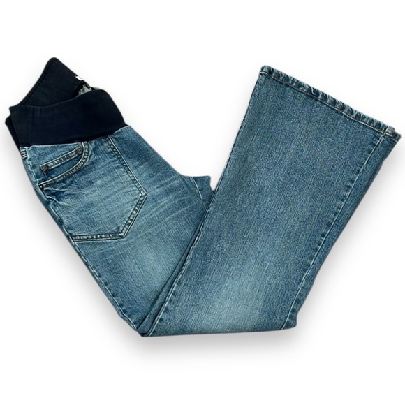 Motherhood Maternity Boot Cut Jeans - Blue - Picture 1 of 14